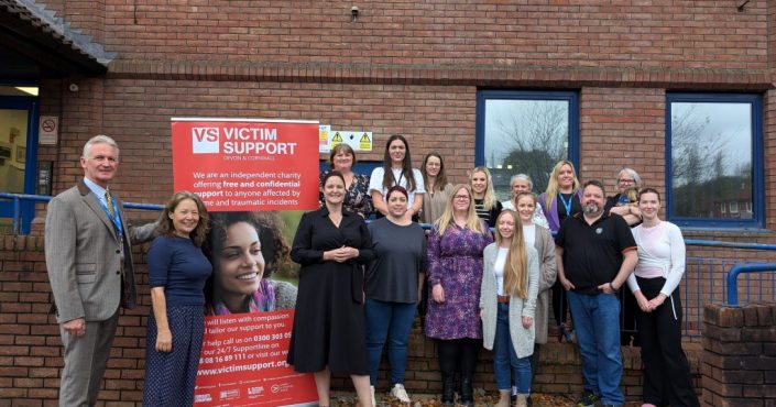 Police and Crime Commissioner Alison Hernandez visits Victim Support in Plymouth