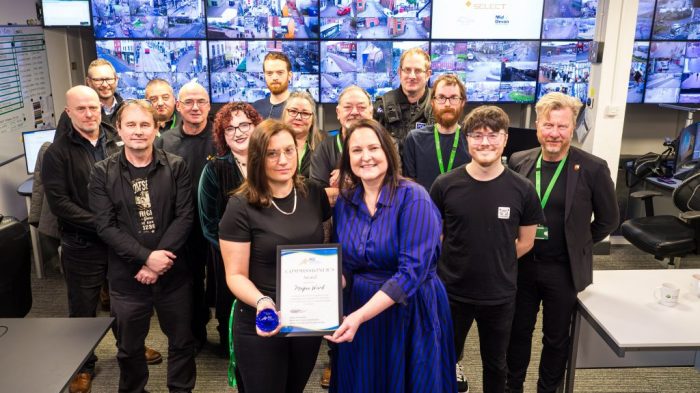 Award for CCTV team who helped catch sex attacker