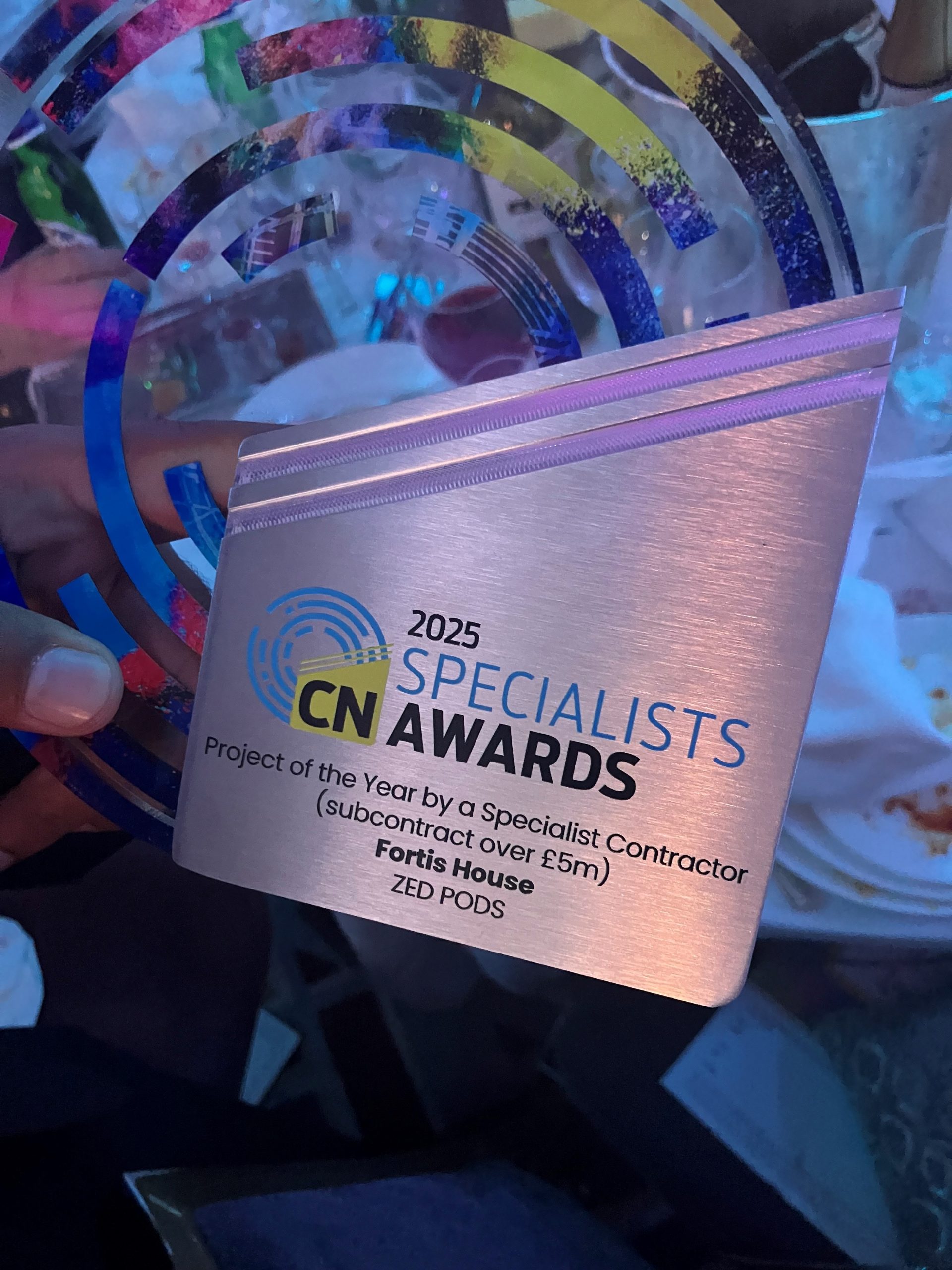 The Project of the Year by a Specialist Contractor (subcontract over £5m) award