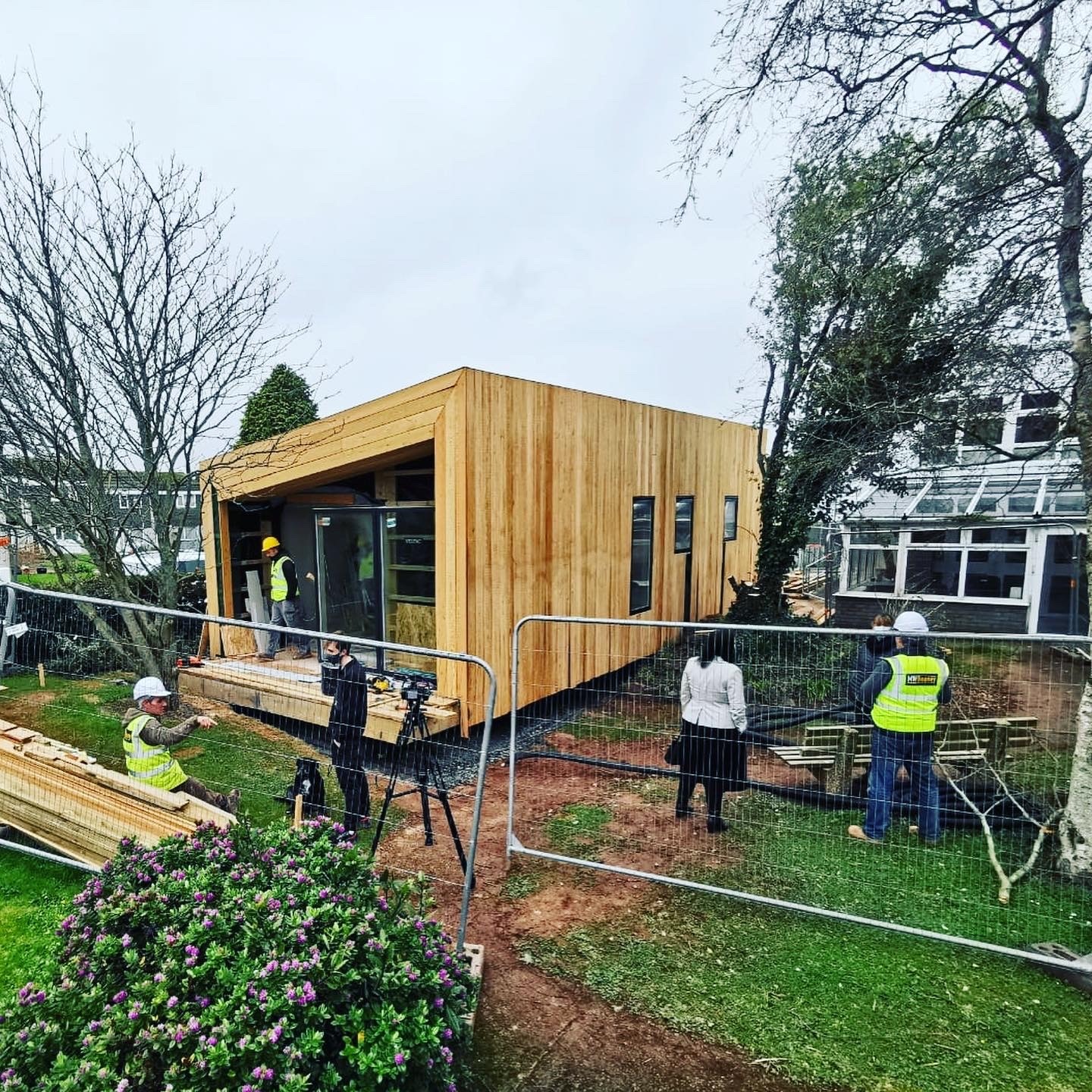 A Prisoners Building Homes project underway