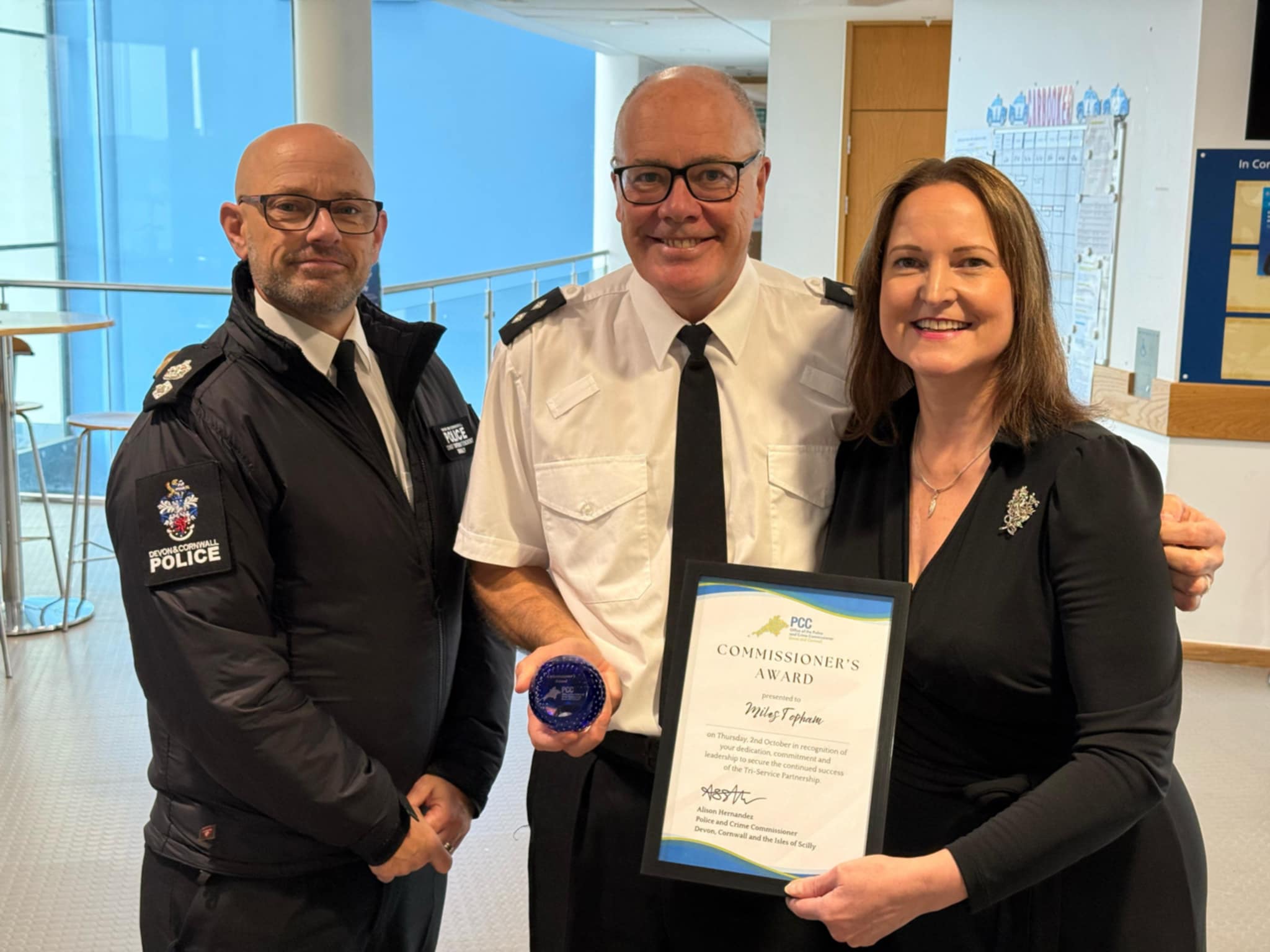 Commissioner’s award praises multi-skilled responders who are unique to Devon and Cornwall 