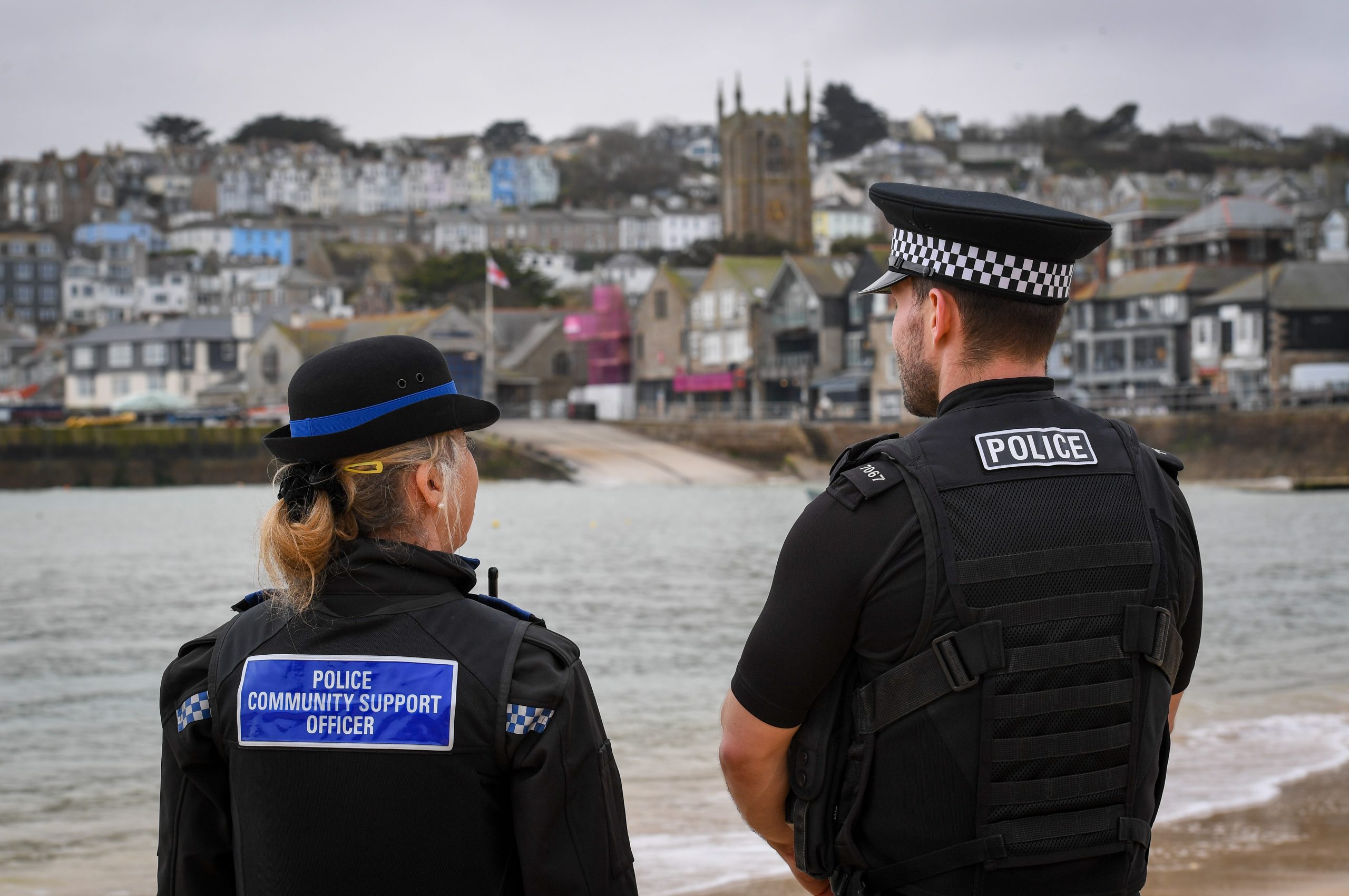 Police patrolling in St Ives
