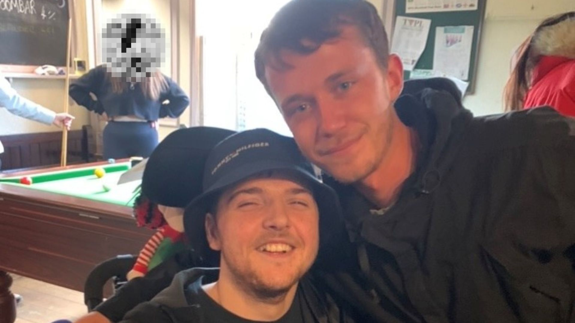 Seth and Harry still enjoy nights out together in their local pub