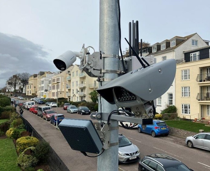 The noise camera in Exmouth
