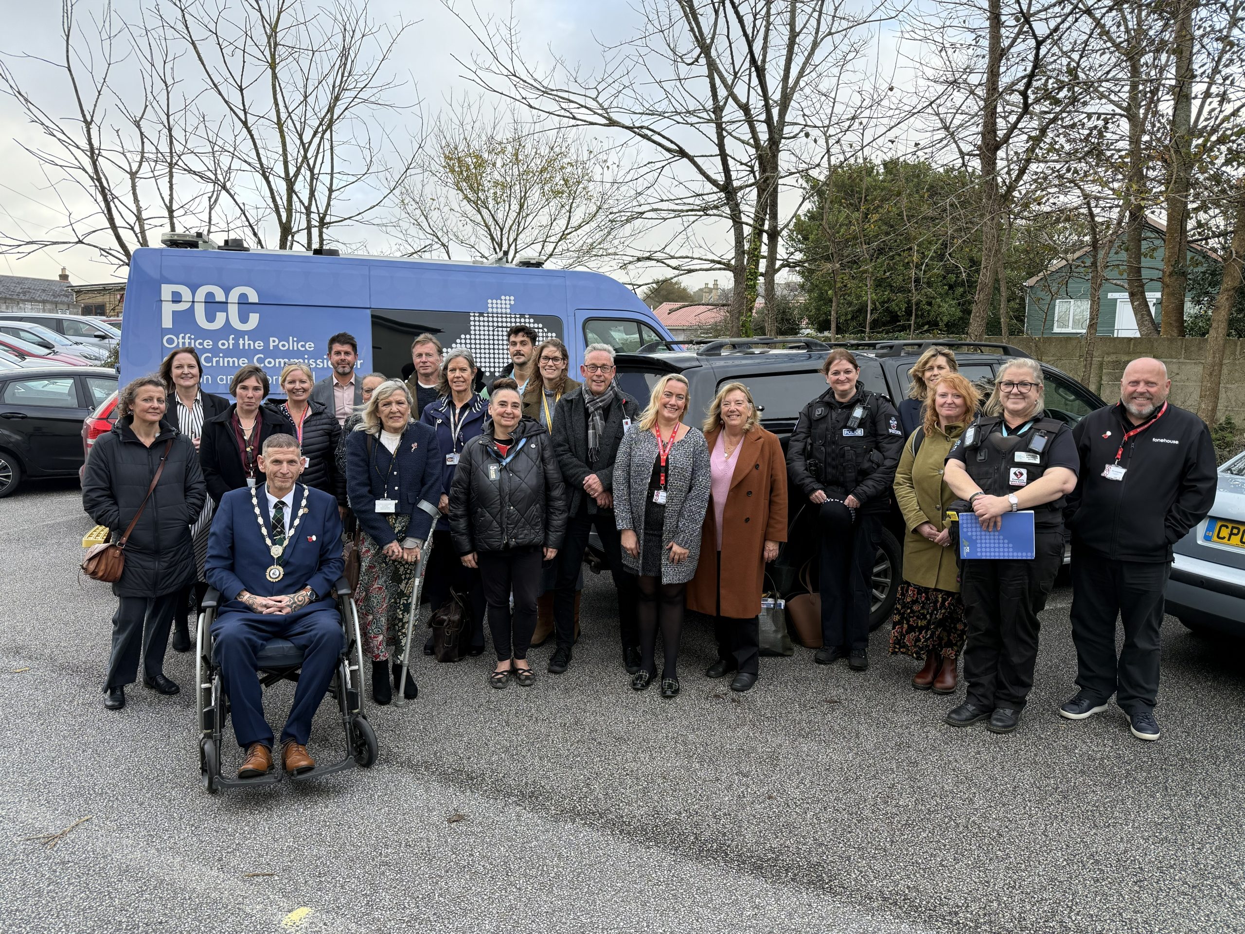 Commissioner delighted to lend support to ‘outstanding’ partnership work in Camborne 