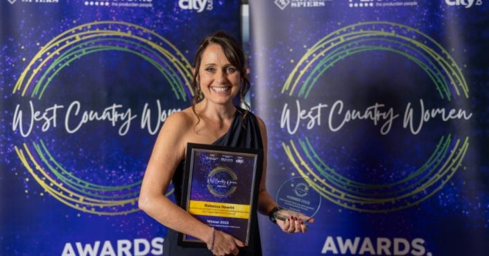 Rebecca Hewitt, the winner of the OPCC Combating Violence Against Women and Young Girls award