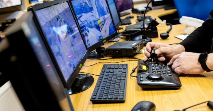 Torquay CCTV control room