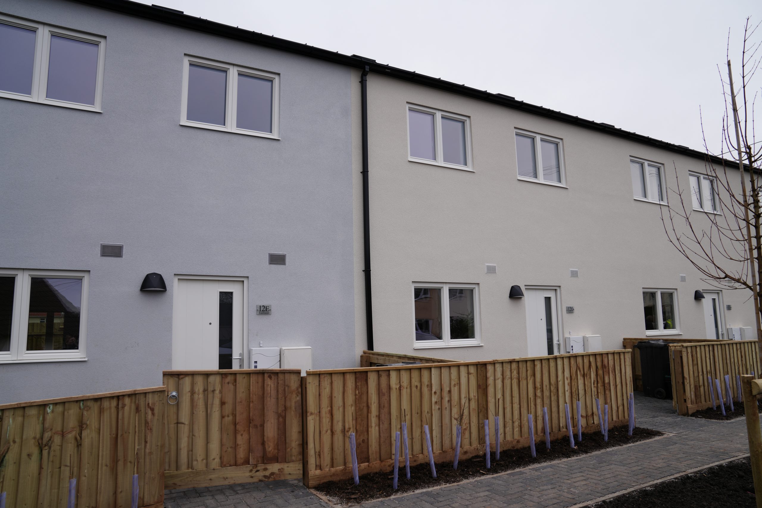 The new homes in Hemyock