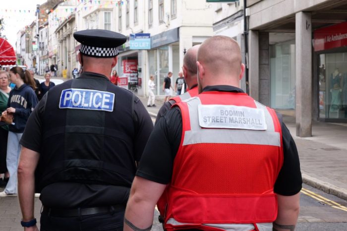 Commissioner’s funding boost will help keep street marshals on patrol in 15 Devon and Cornwall towns this summer 