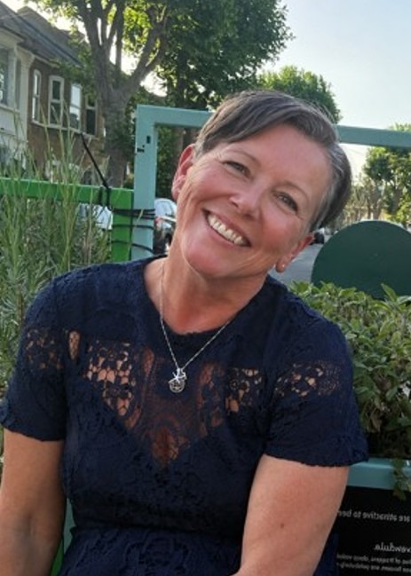 Detective Constable Rebecca Lockley pictured smiling