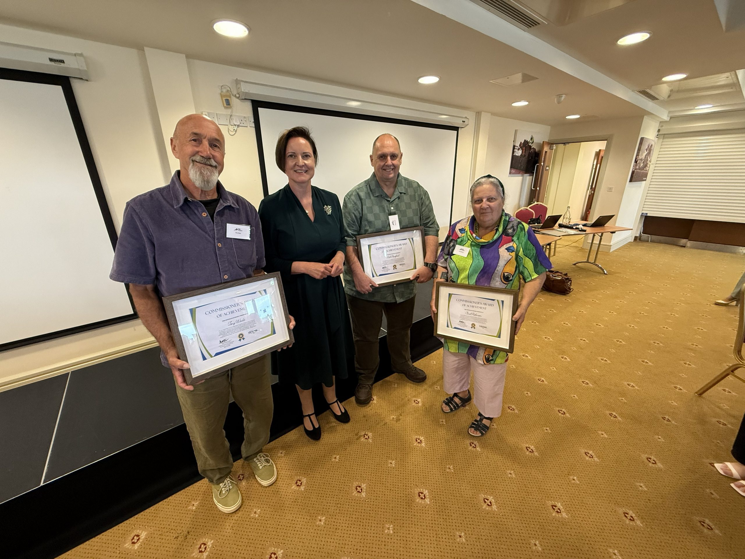 ICV recipients of the Commissioner's award